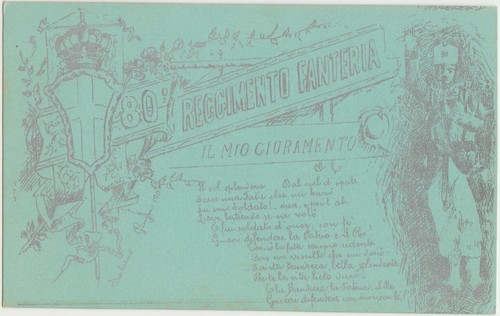 Reggimento fanteria - 80°,
