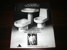 CERAMICA DOLOMITE QUADRARCO 1975 pubblicità/advertising/werbung