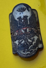 DISTINTIVO TESTA PAFF OTTONE BUONE CONDIZIONI FREGIO BICI