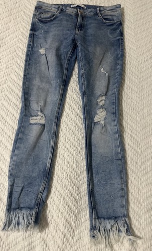 Zara denim jeans - zara, trafaluc