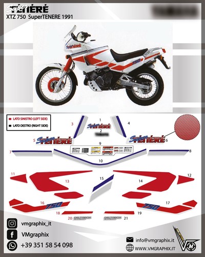 Glitter xtz 750 supertenere - glitter,