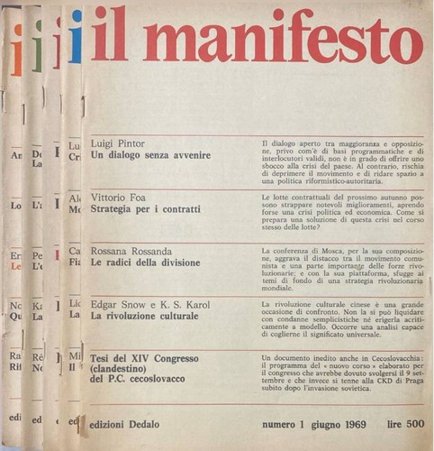 Manifesto anno volume n - i,,