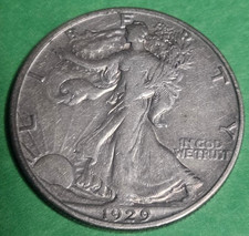 1929-D Walking Liberty argento