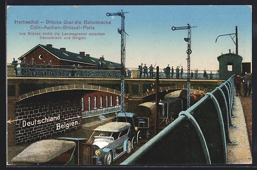 Cpa herbesthal pont über - pont,