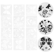 12 Pezzi Stencil Farfalla per