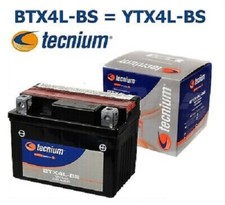 Batteria Tecnium btx4l-bs  VESPA ET2 LIBERTY 2T SCARABEO 2T 50 CC Pronta all uso