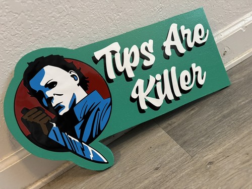 Tips are killer - killer, tatuaggio