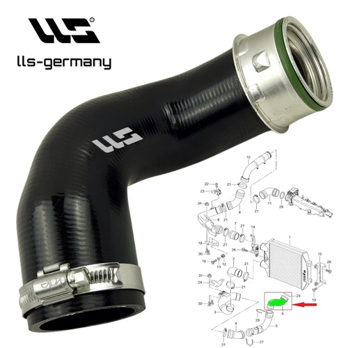 Tubo turbo intercooler per