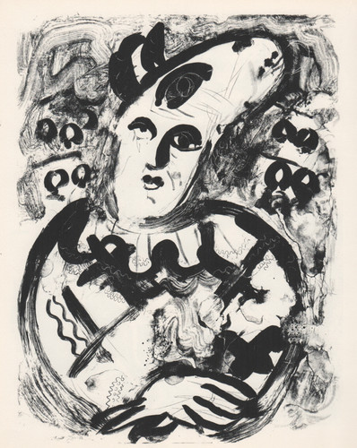 Marc chagall pagliaccio - marc,