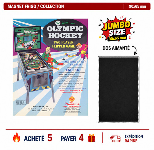 Magnet frigo olympic hockey - frigo,