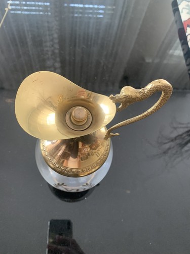 Antica caraffa vetro - caraffa, in