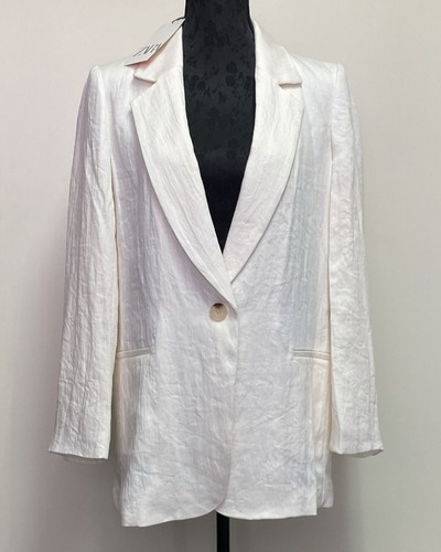 Zara creased effect blazer - zara,