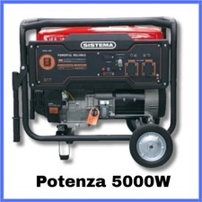 Generatore di corrente 5 kw avviamento manuale gruppo elettrogeno portatile