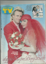 Tv Sorrisi e Canzoni 1989 N38 MATRIMONIO BERTE BORG