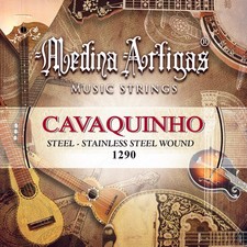 Medina Artigas CAVAQUINHO 4 Corde di Acciaio - Ferita in Acciaio Inox (1290)
