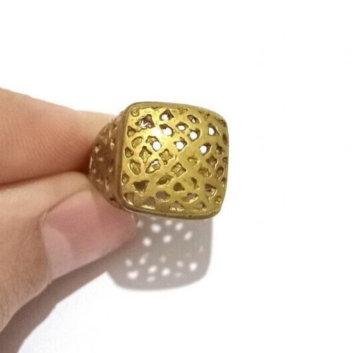Stupendo anello antico bronzo - stupendo,