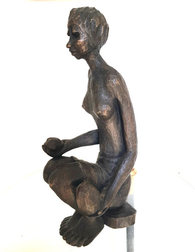 Statuette bois georges - bois,