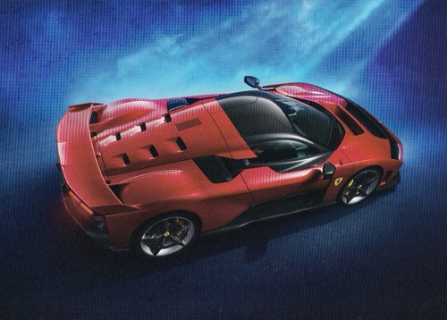 Ferrari f80 cartolina - ,