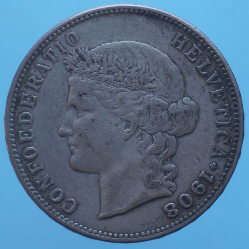 Svizzera franchi 1908 - svizzera,