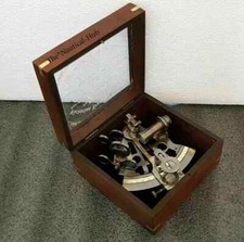 Sestante nautico in ottone