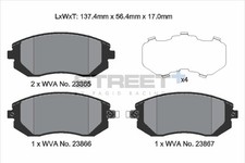 Pastiglie Freni SUBARU IMPREZA