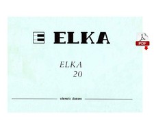 ELKA 20 Service Manual repair Schematic Diagrams Schaltplan - Schema elettrico