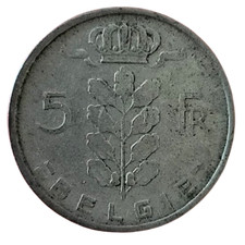 Belgio 5 franchi 1950 moneta