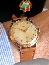 Movado Oversize Jumbo 37 Mm Meccanico Vintage Watch Movado Cal 125 17 Jewels Han