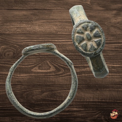 Antico anello romano bronzo - anello,