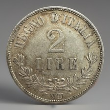 2 LIRE 1863 NAPOLI VALORE NC