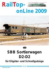 catalogo RailTop-onLine 2009 SBB Sortierwagen D2-D2 HO 1:87                D  aa
