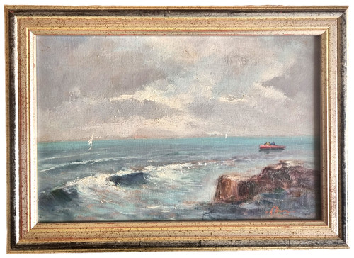 Quadro mare mosso - ",