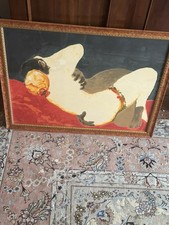 Salvatore Fiume L’abbraccio Serigrafia Polimaterica