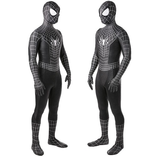 Costume tuta spider man - costume, nero