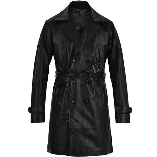 Cappotto trench uomo lungo