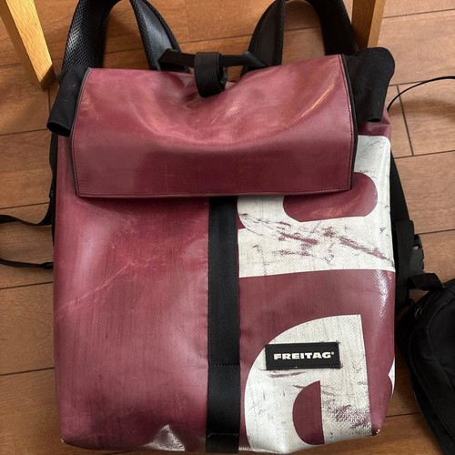 Freitag zaino rolltop bordeaux - rolltop,