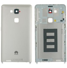 Custodia posteriore originale Huawei Mate 7 cover fotocamera lente vetro nero oro