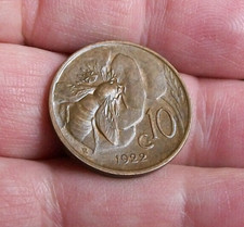 1922  10 CENTESIMI APE Regno
