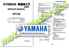 Yamaha VP125 X-City Manuale di