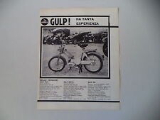 advertising Pubblicità 1970 GARELLI GULP FLEX/MATIC/3M 3 MARCE
