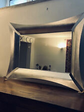 Specchio Cadre con cornice color argento di metallo  Design Philip Starck 