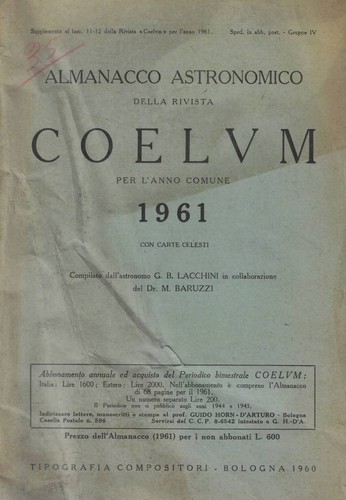 Almanacco astronomico della