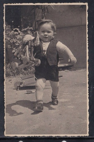 Cartolina fotografica bambino - cartolina,