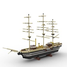 MOC-182894 Amerigo Vespucci Goletta Alta Veliera Modellino Kit 2981 Pezzi
