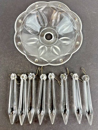 Lampadario vintage vetro
