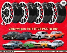 4 pz. cerchi Volkswagen 6x14