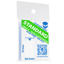 100 Sleeves Buste Bustine protettive trasparenti penny 66x91 card carte pokemon