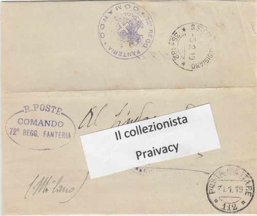 Busta lettera franchigia - busta,