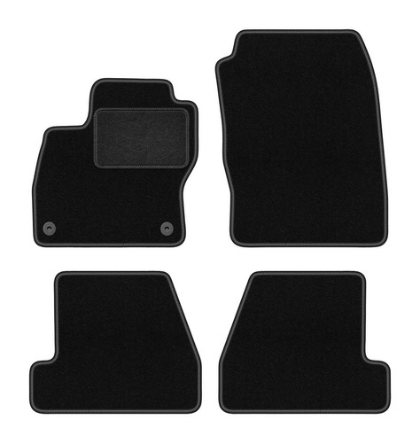 Tappetini velluto nero ford - in,