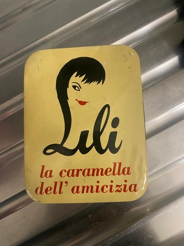 Scatola latta vintage delle - scatola,